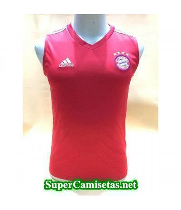 camiseta chaleco Bayern Munich Rojo-02 2017 2018