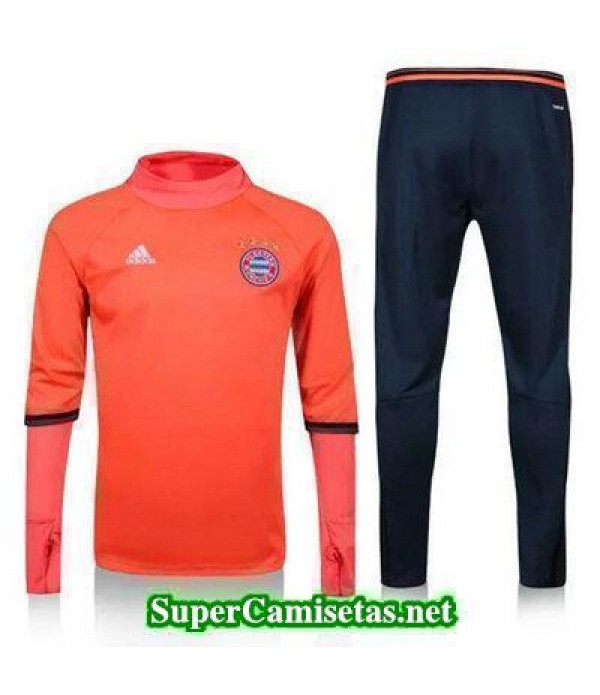 Camiseta entrenamiento Bayern Munich ML naranja 2016 2017