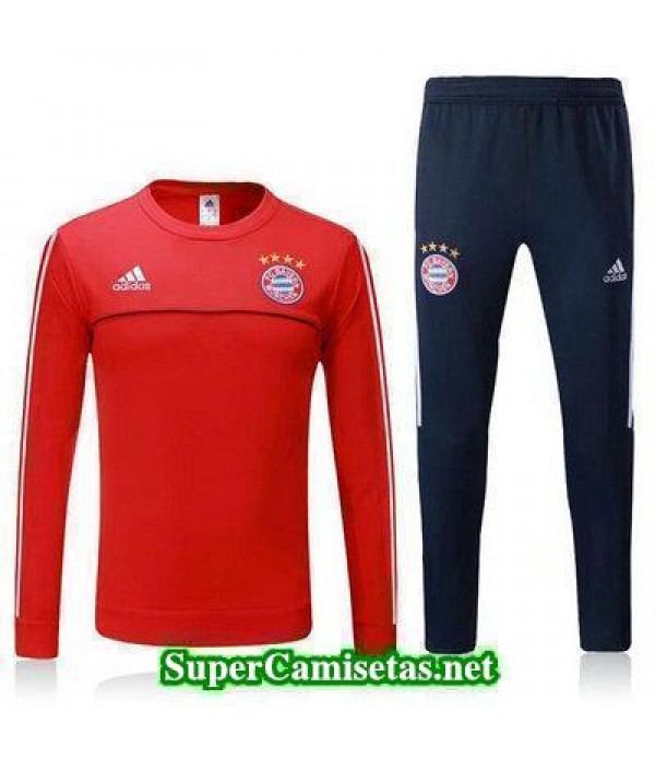 Camiseta entrenamiento Bayern Munich ML rojo-03 2017 2018