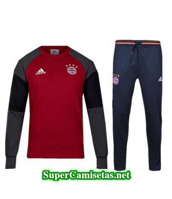 Camiseta entrenamiento Bayern Munich ML rojo 2016 2017