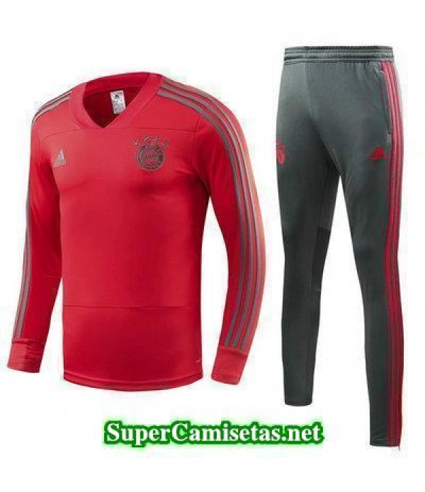 Camiseta entrenamiento Bayern Munich ML rojo 2018 2019