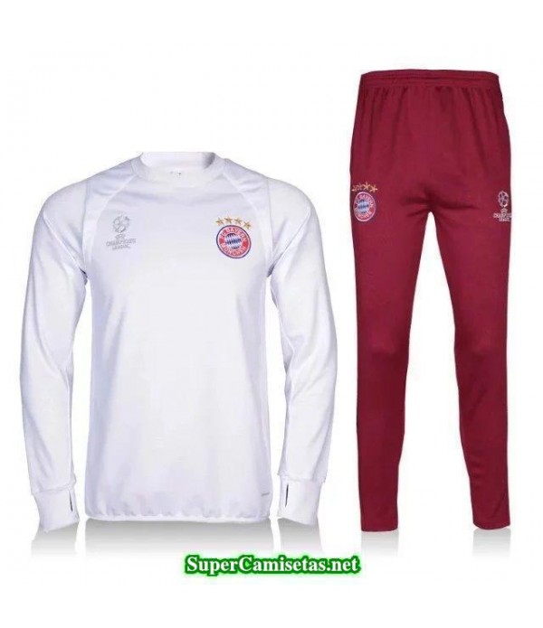 Camiseta entrenamiento Bayern Munich ML UCL blanca 2016 2017