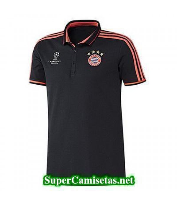 Camiseta polo Bayern Munich Champions Negro 2016
