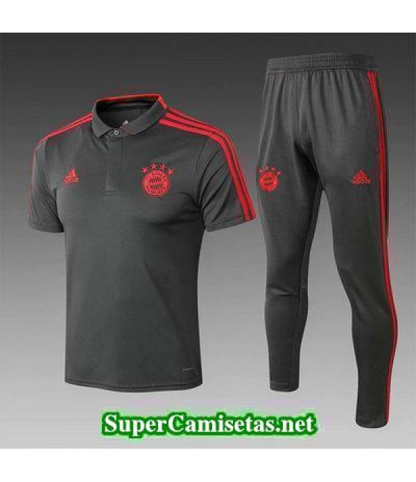 Camiseta polo Bayern Munich Gris 2018 2019