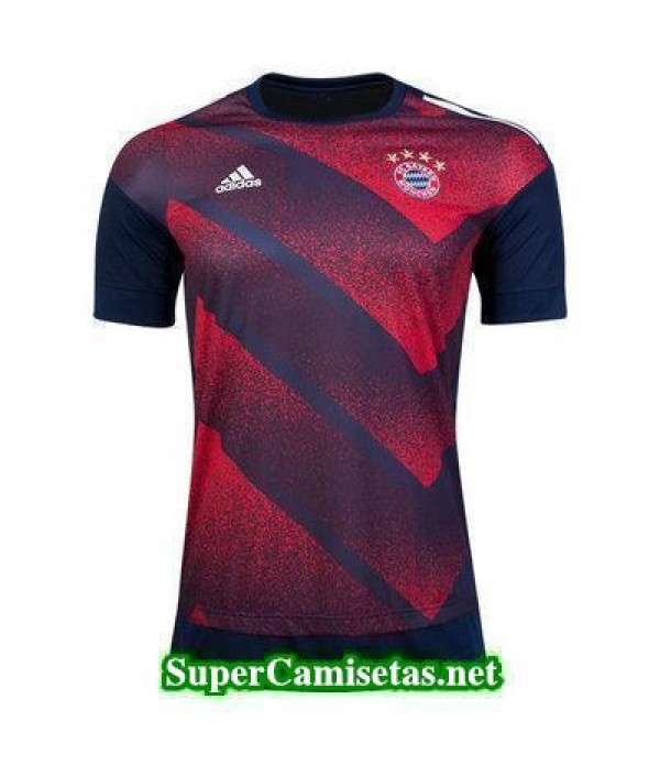 camiseta pre-partido Bayern Munich rojo-02 2017 2018