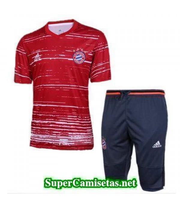 camiseta pre-partido Bayern Munich rojo 2017 2018