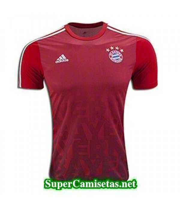 camiseta pre-partido Bayern Munich Rojo 2017