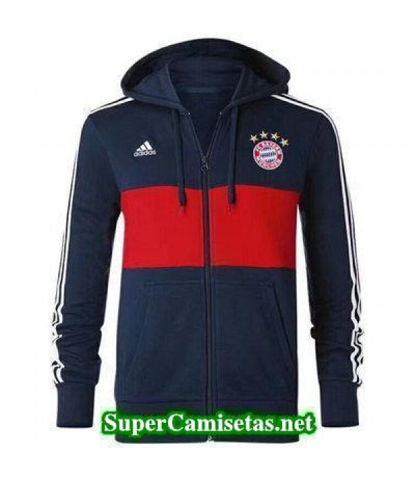 Chaquetas Bayern Munich Azul oscuro-03 2017 2018 baratas