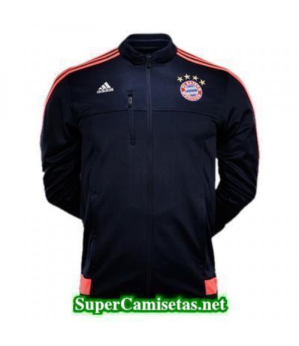 Chaquetas Bayern Munich Azul oscuro 2015 2016 baratas
