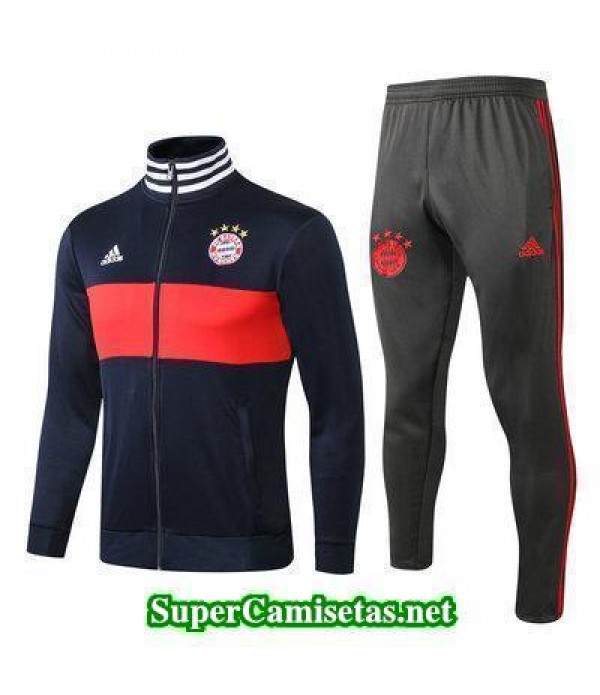 Chaquetas Bayern Munich Azul oscuro 2018 2019 baratas