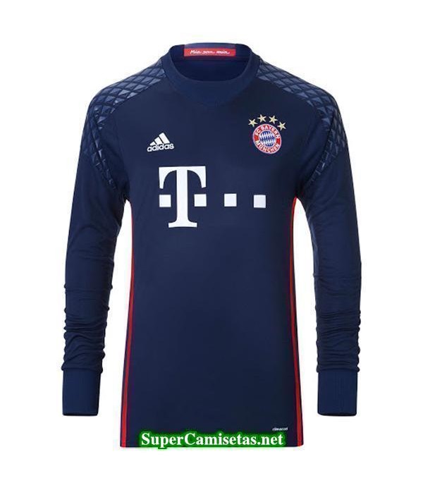 Portero Equipacion Camiseta Bayern Munich Manga Larga 2016/17
