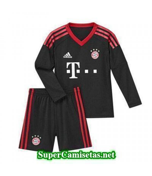 Portero Equipacion Camiseta Bayern Munich ML Ninos 2017/18