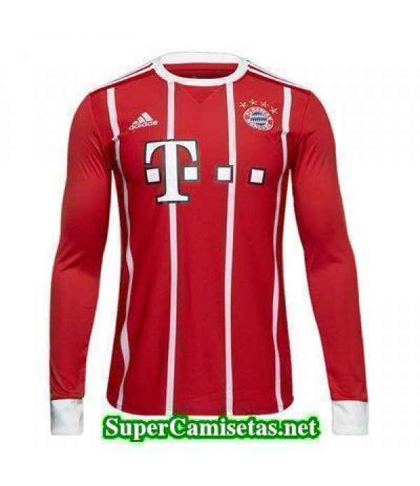 Primera Equipacion Camiseta Bayern Munich Manga Larga 2017/18