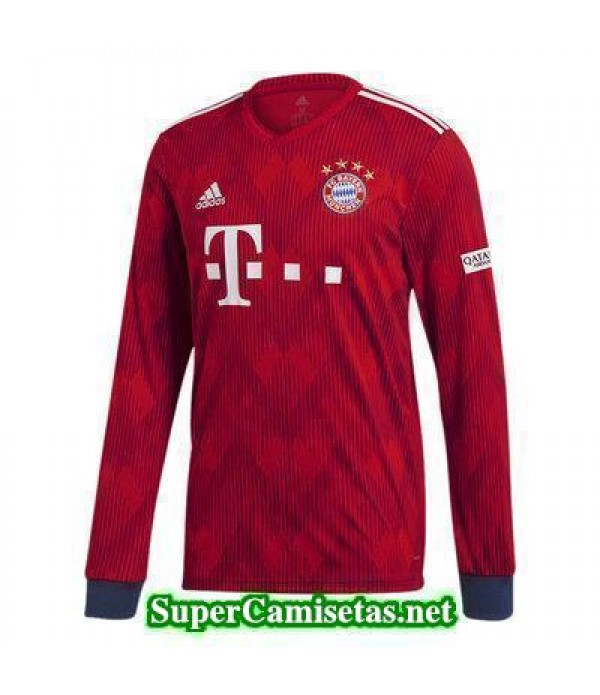 Primera Equipacion Camiseta Bayern Munich Manga Larga 2018/19