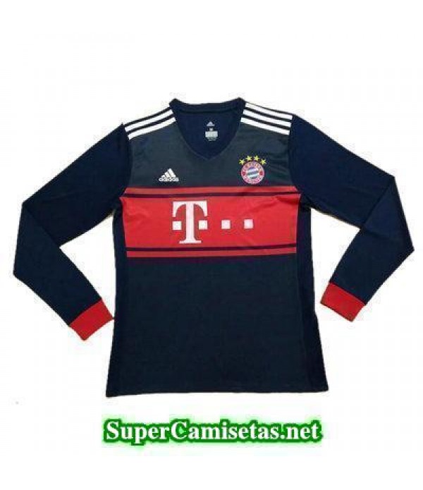 Segunda Equipacion Camiseta Bayern Munich Manga Larga 2017/18
