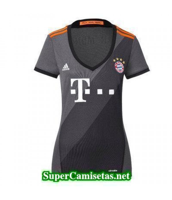 Segunda Equipacion Camiseta Bayern Munich Mujer 2016/17