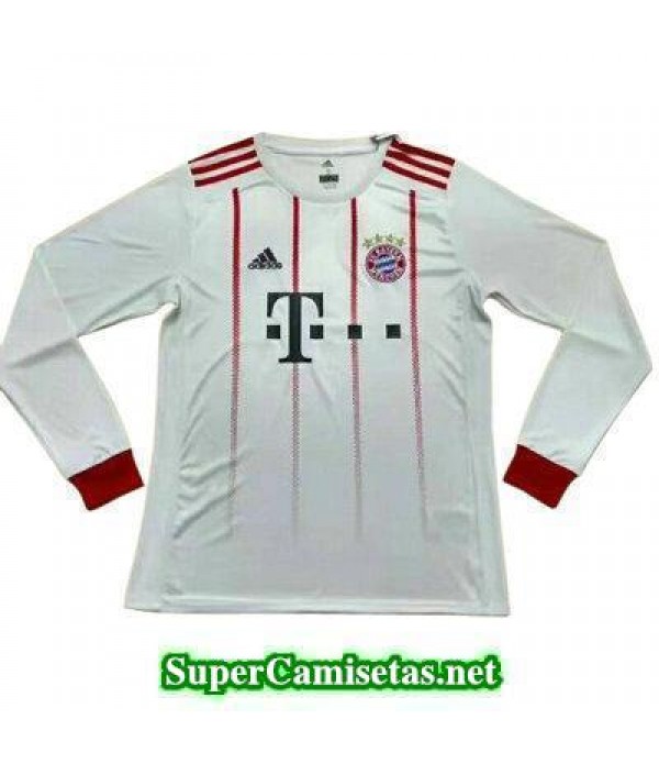 Tercera Equipacion Camiseta Bayern Munich Manga Larga 2017/18