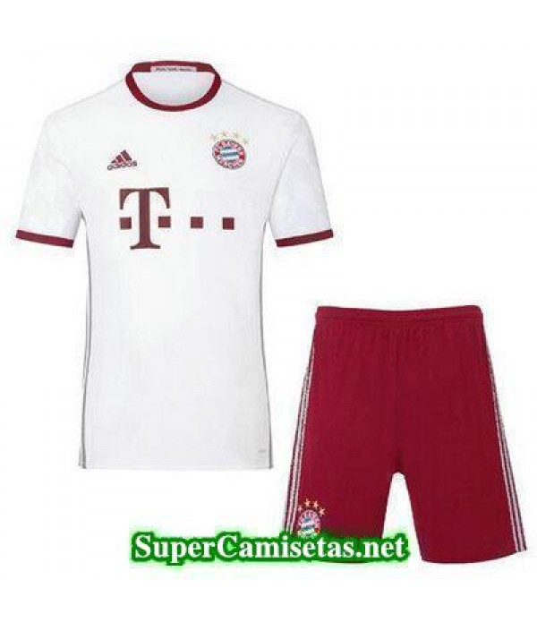 Tercera Equipacion Camiseta Bayern Munich Ninos 2016/17
