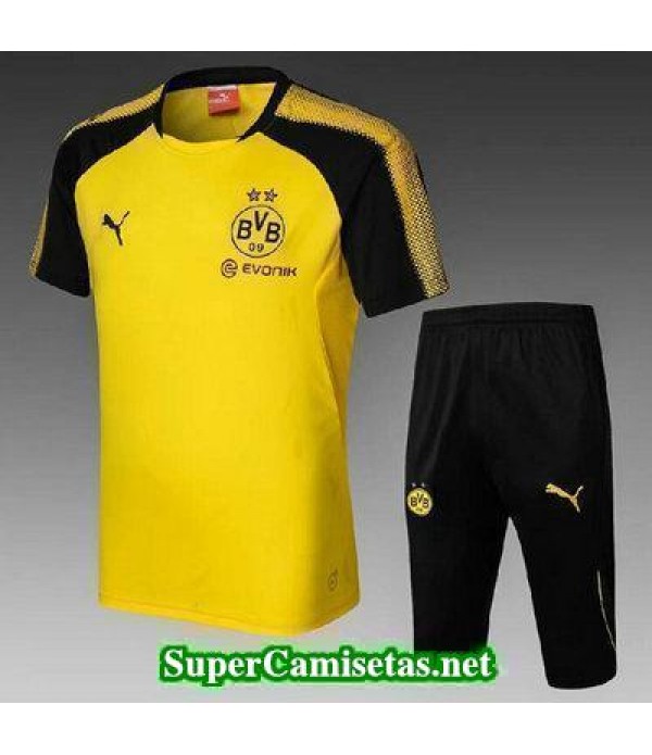 camiseta entrenamiento Dortmund amarillo-01 2017 2018