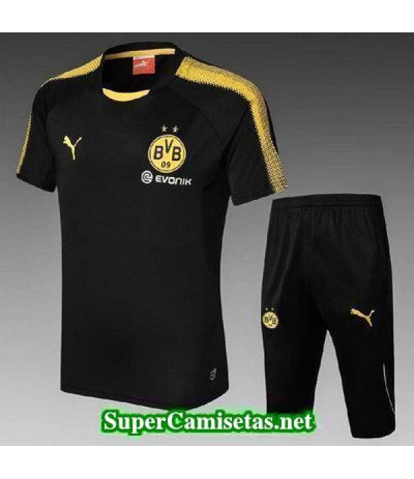 camiseta entrenamiento Dortmund negro-02 2017 2018