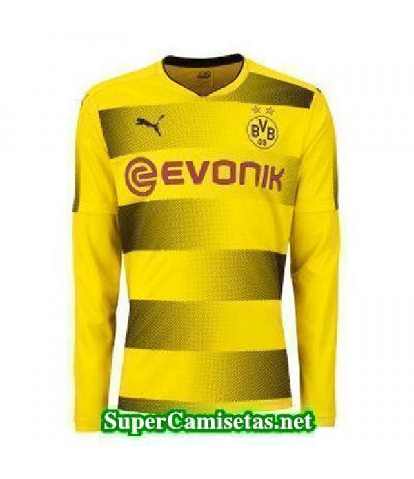 Primera Equipacion Camiseta Dortmund Manga Larga 2017/18