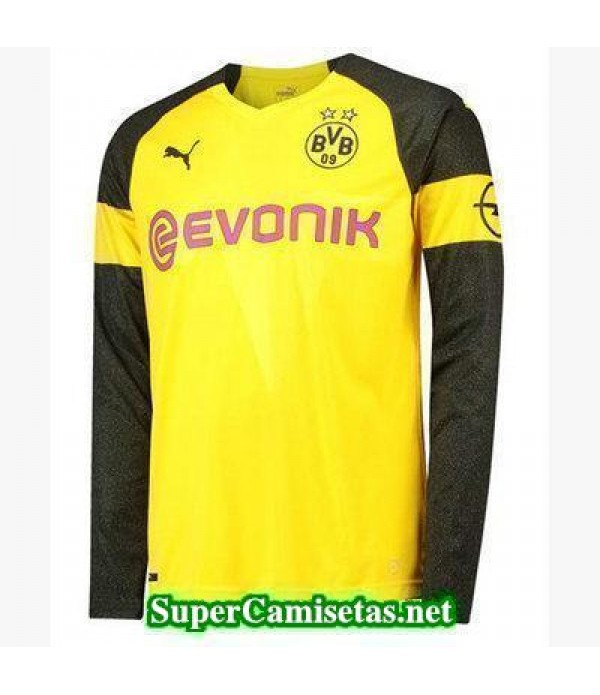 Primera Equipacion Camiseta Dortmund Manga Larga 2018/19