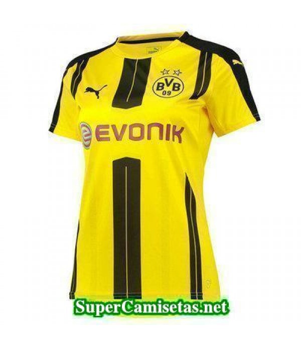 Primera Equipacion Camiseta Dortmund Mujer 2016/17