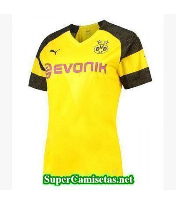 Primera Equipacion Camiseta Dortmund Mujer 2018/19