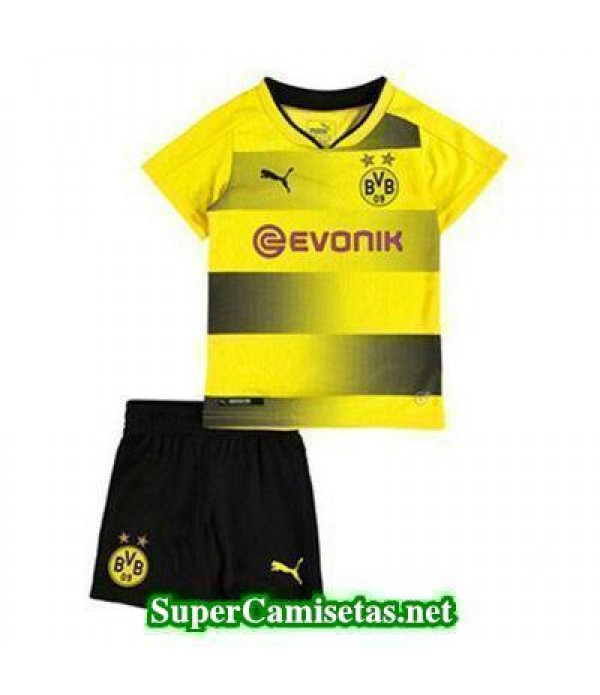 Primera Equipacion Camiseta Dortmund Ninos 2017/18