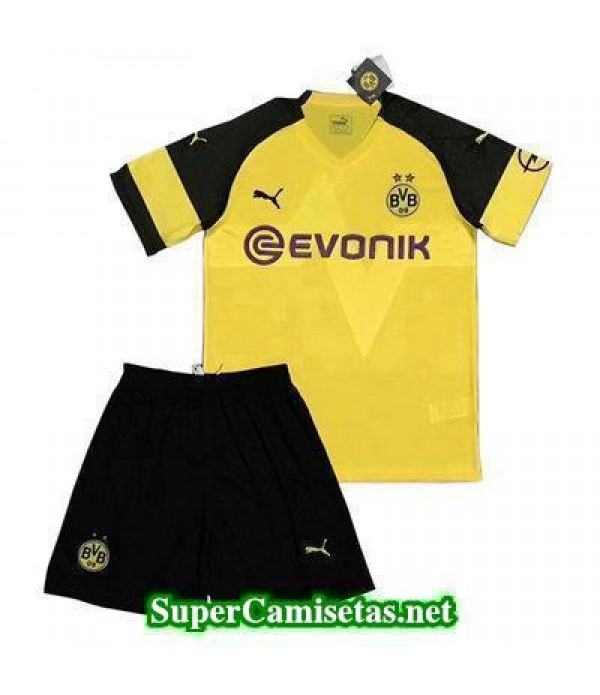 Primera Equipacion Camiseta Dortmund Ninos 2018/19