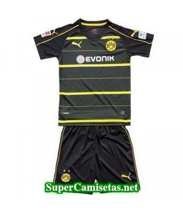 Segunda Equipacion Camiseta Dortmund Ninos 2016/17