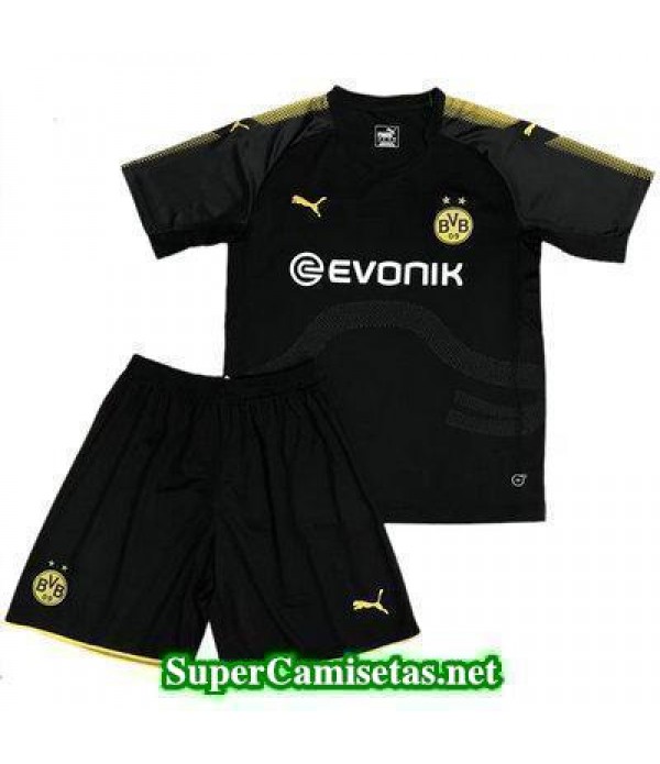 Segunda Equipacion Camiseta Dortmund Ninos 2017/18