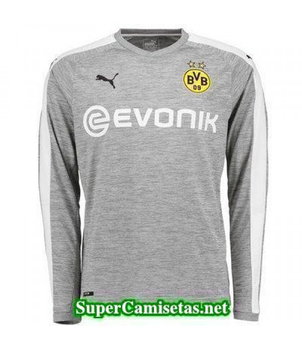 Tercera Equipacion Camiseta Dortmund Manga Larga 2017/18