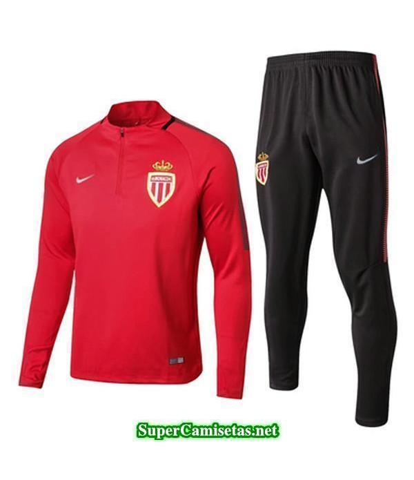 Camiseta entrenamiento AS Monaco ML Rojo 2017 2018