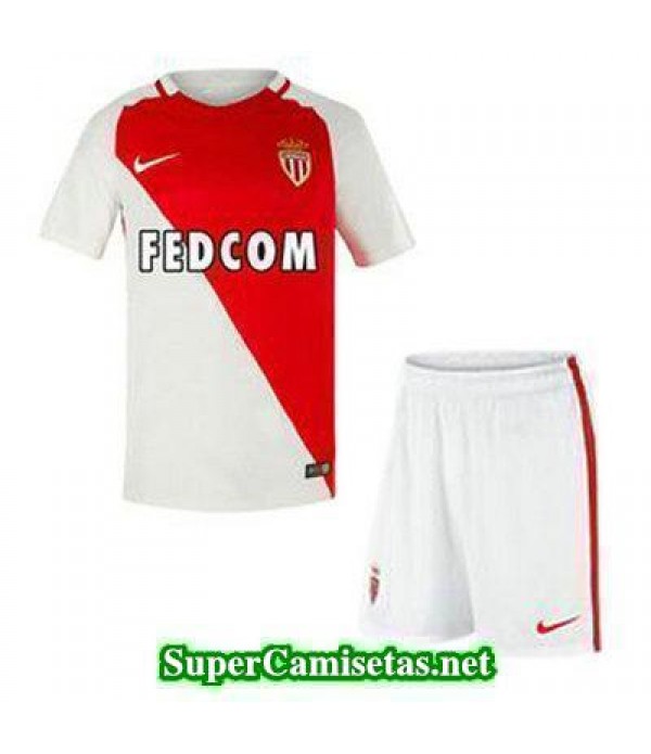 Primera Equipacion Camiseta AS Monaco Ninos 2016/17