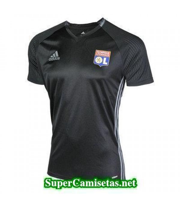 camiseta entrenamiento Lyon negro 2016 2017