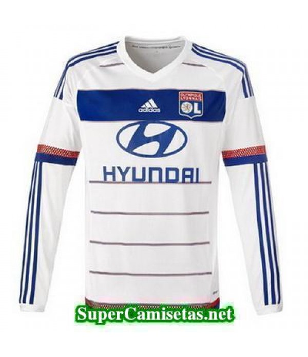 Primera Equipacion Camiseta Lyon Manga Larga 2015/16
