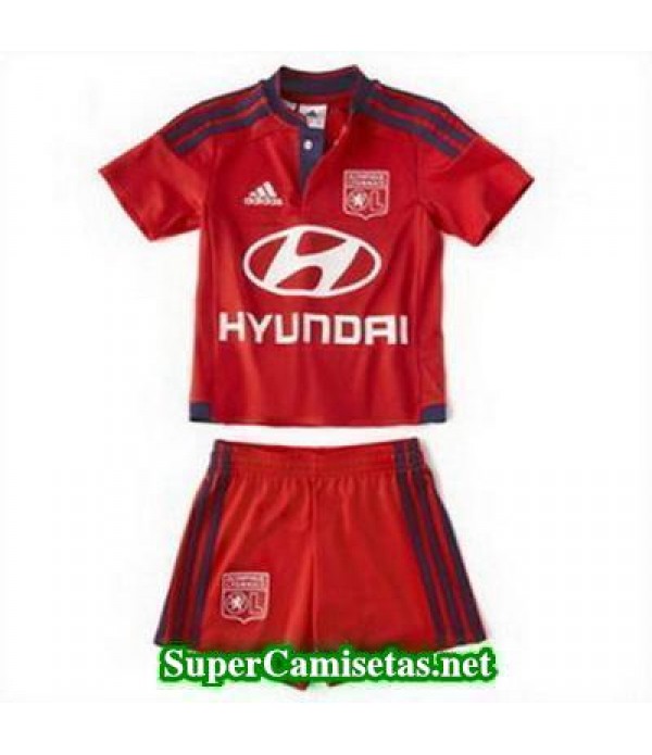 Segunda Equipacion Camiseta Lyon Ninos 2015/16
