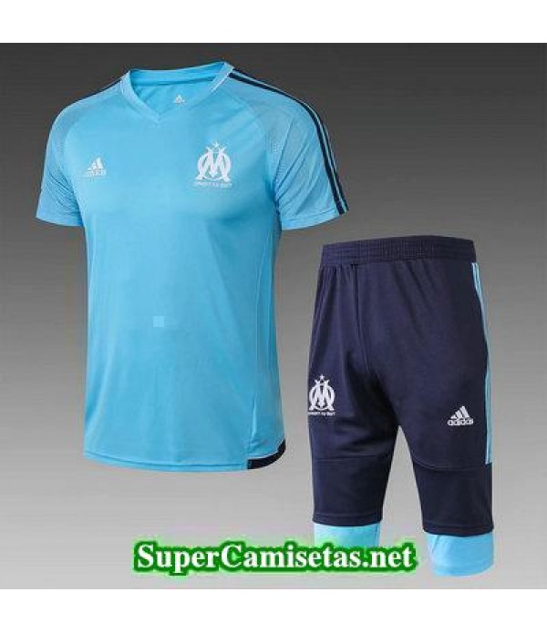 camiseta entrenamiento Marsella Azul claro 2017 2018