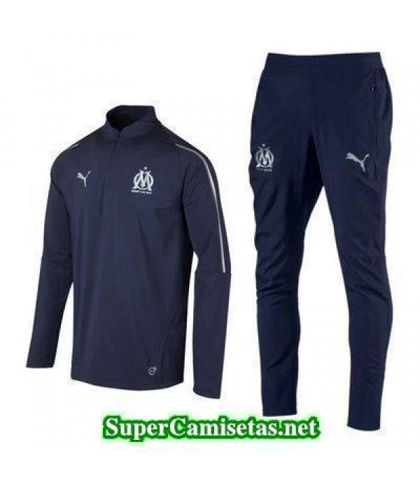 Camiseta entrenamiento Marsella ML Azul oscuro 2018 2019