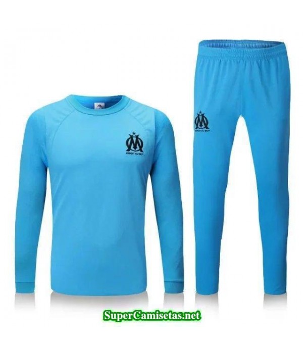 Camiseta entrenamiento Marsella ML UCL Azul 2016 2017