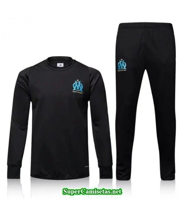 Camiseta entrenamiento Marsella ML UCL negro 2016 2017