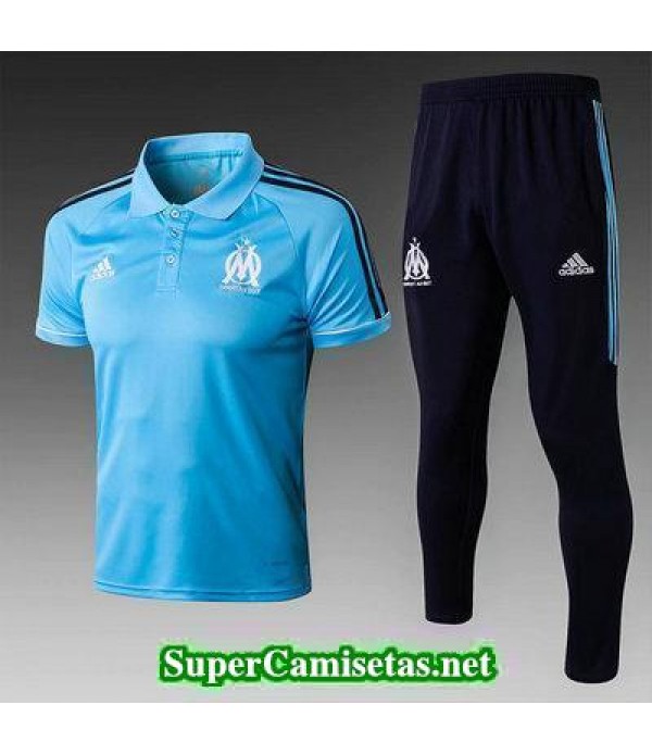 Camiseta polo Marsella Azul 2018 2019