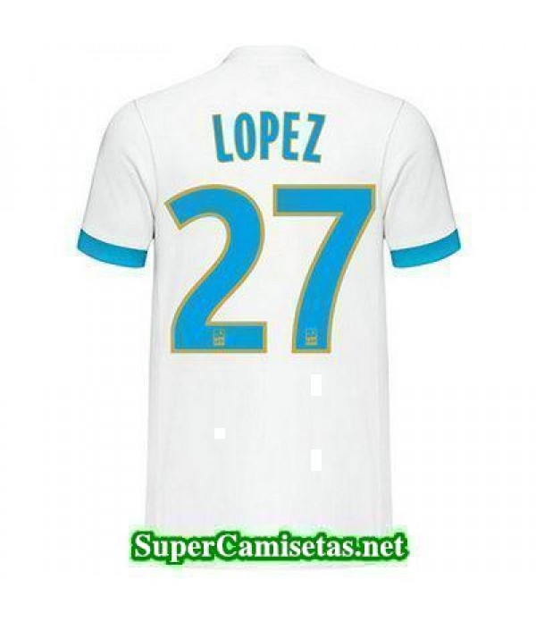 Primera Equipacion Camiseta Marsella LOPEZ 2017/18