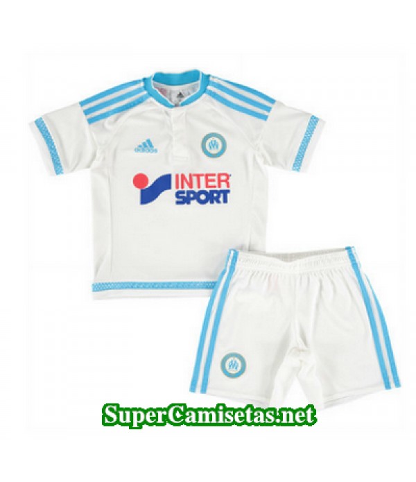 Primera Equipacion Camiseta Marsella Ninos 2015/16