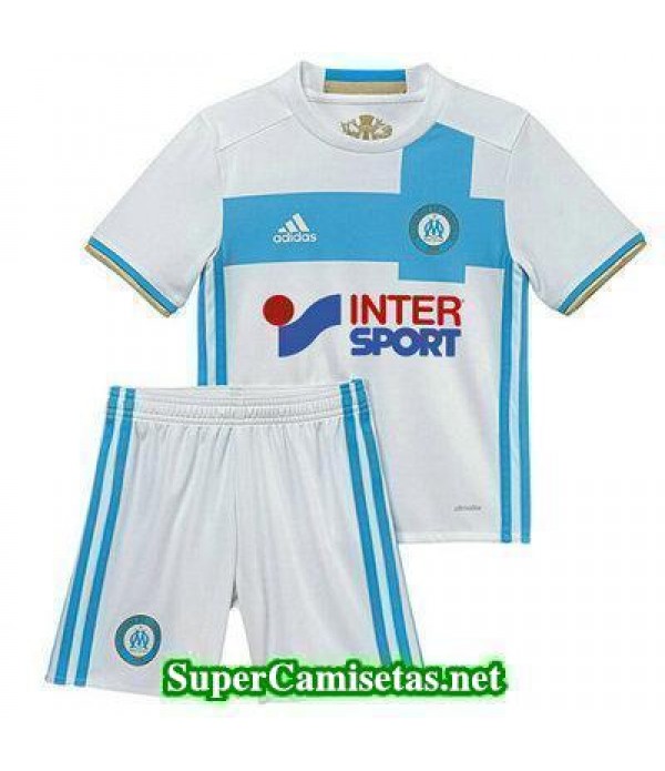 Primera Equipacion Camiseta Marsella Ninos 2016/17