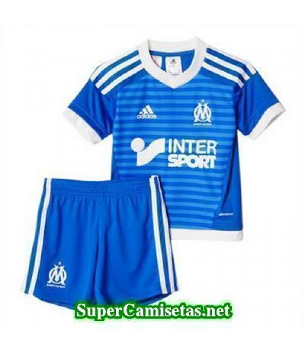 Tercera Equipacion Camiseta Marsella Ninos 2015/16