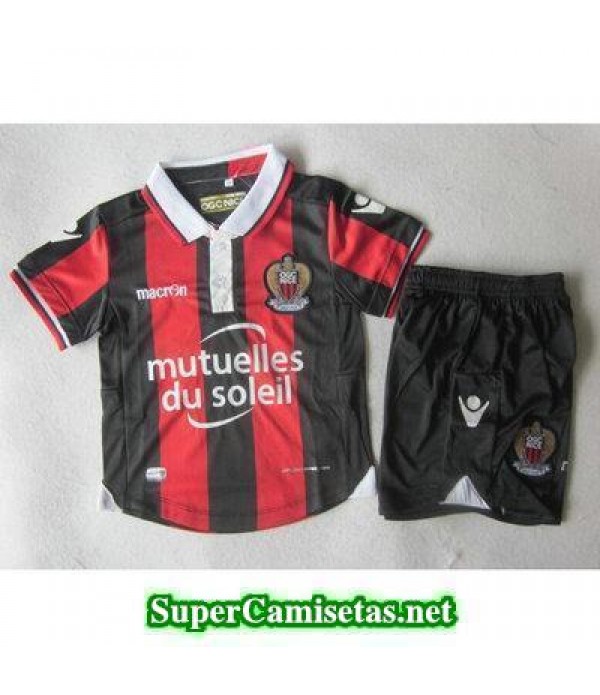 Primera Equipacion Camiseta OGC Nice Ninos 2016/17