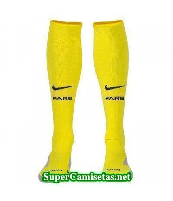 Calcetines PSG baratas Amarillo 2017 2018
