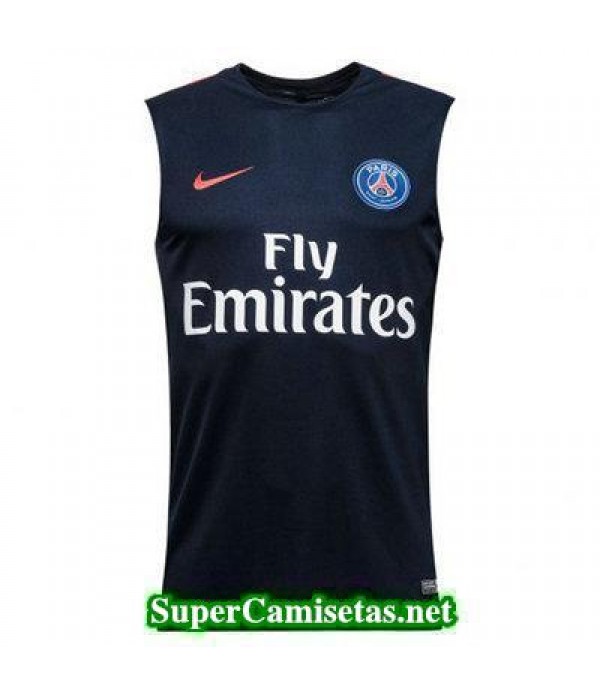 camiseta chaleco PSG Azul 2016 2017